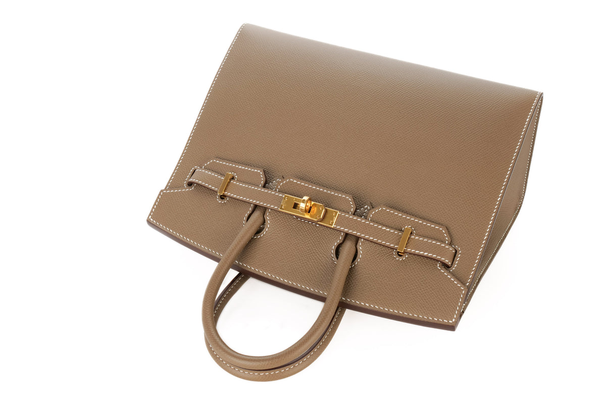 Hermès Birkin 25 Etoupe Epsom Gold Hardware - view 8