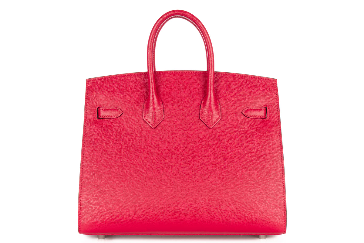 Hermès Birkin 25 Framboise Madame Sellier Palladium Hardware - view 3