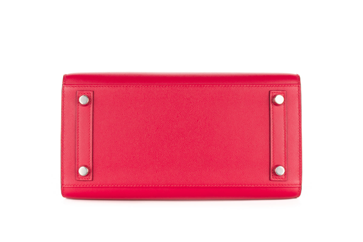 Hermès Birkin 25 Framboise Madame Sellier Palladium Hardware - view 6