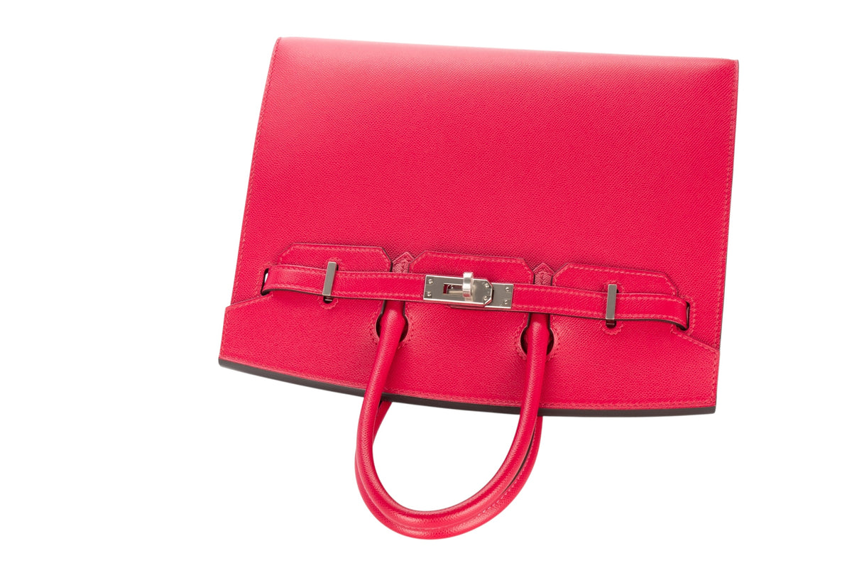 Hermès Birkin 25 Framboise Madame Sellier Palladium Hardware - view 8