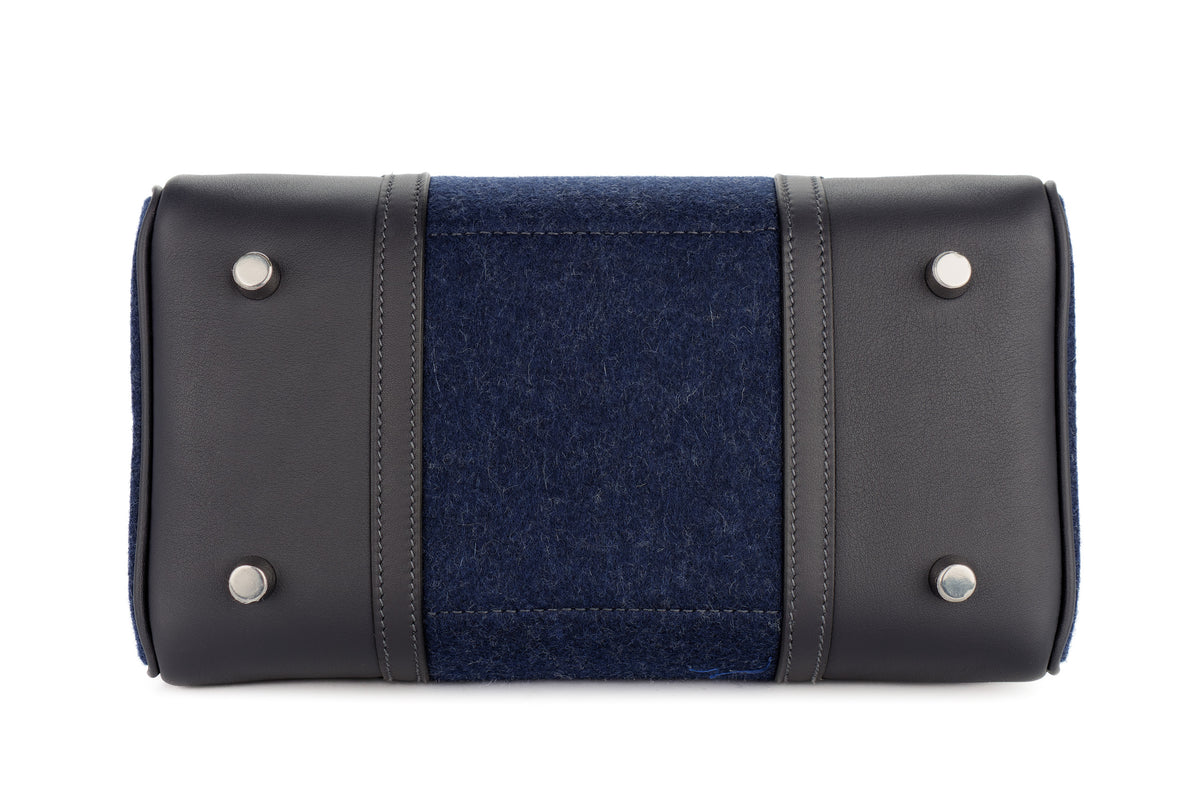 Hermès Birkin 25 Limited Edition Go Team Cabane/Bleu France/Bleu Nuit New White Swift Palladium Hardware - view 7