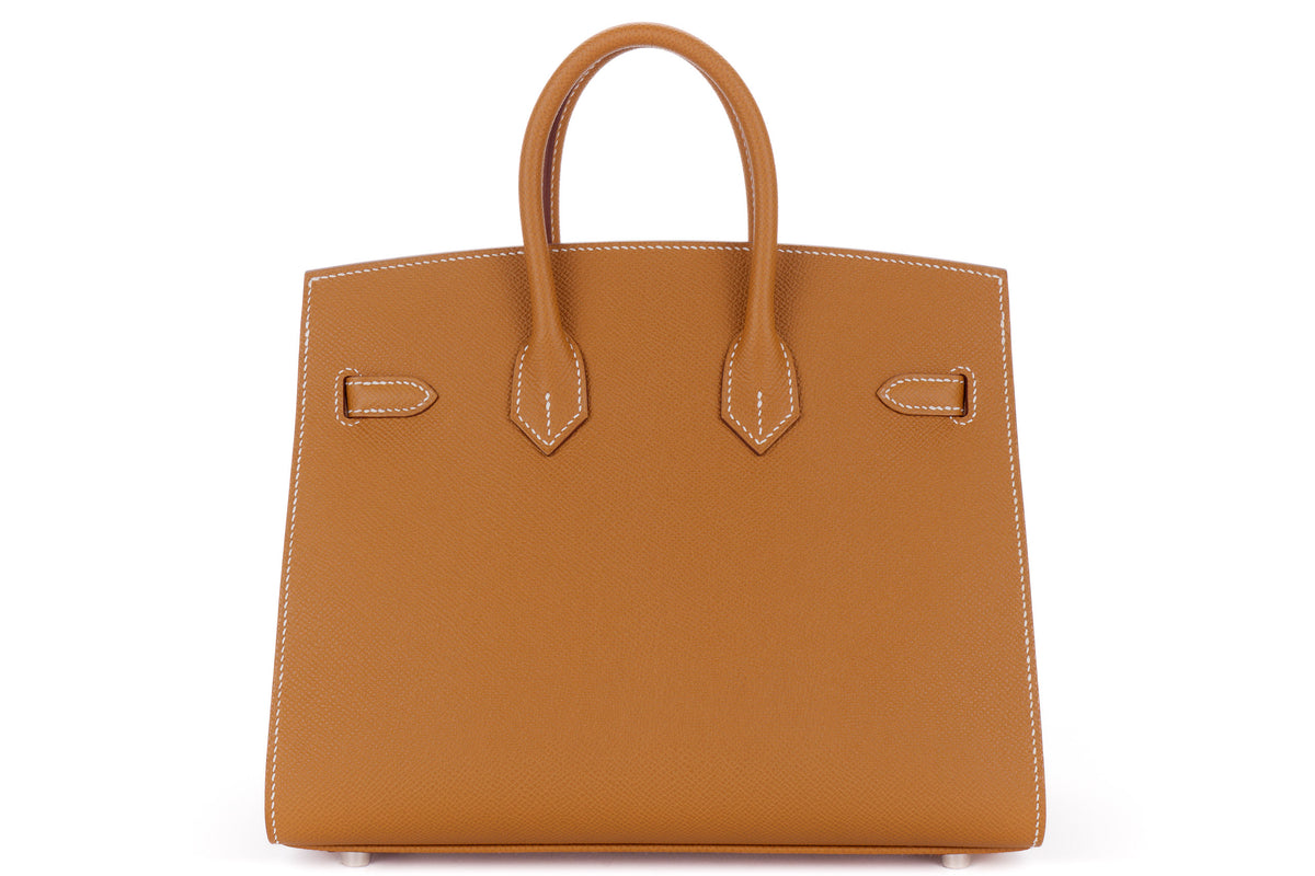 Hermès Birkin 25 Gold Epsom Palladium Hardware - view 3