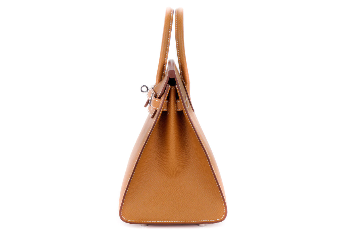 Hermès Birkin 25 Gold Epsom Palladium Hardware - view 4