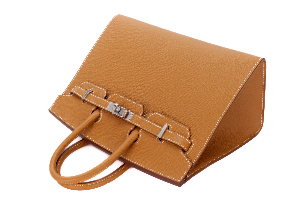 Hermès Birkin 25 Gold Epsom Palladium Hardware - view 8
