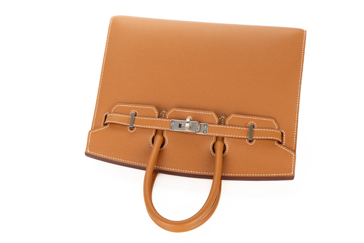 Hermès Birkin 25 Gold Epsom Sellier Palladium Hardware - view 8