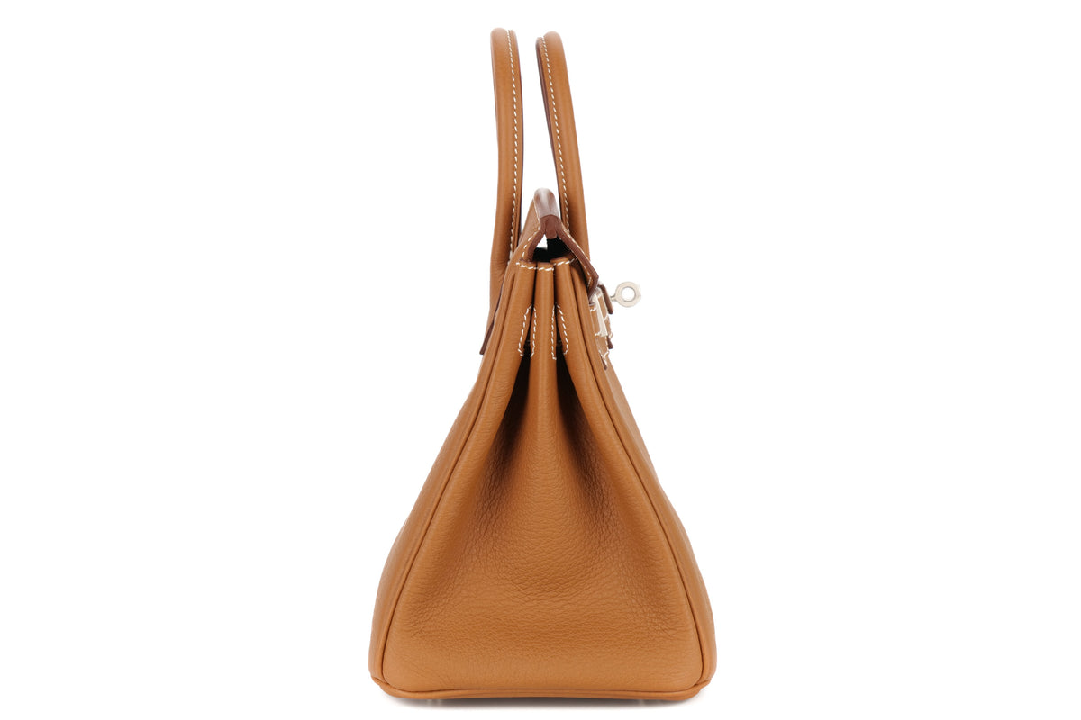 Hermès Birkin 25 Gold Togo Brushed Palladium Hardware - view 5