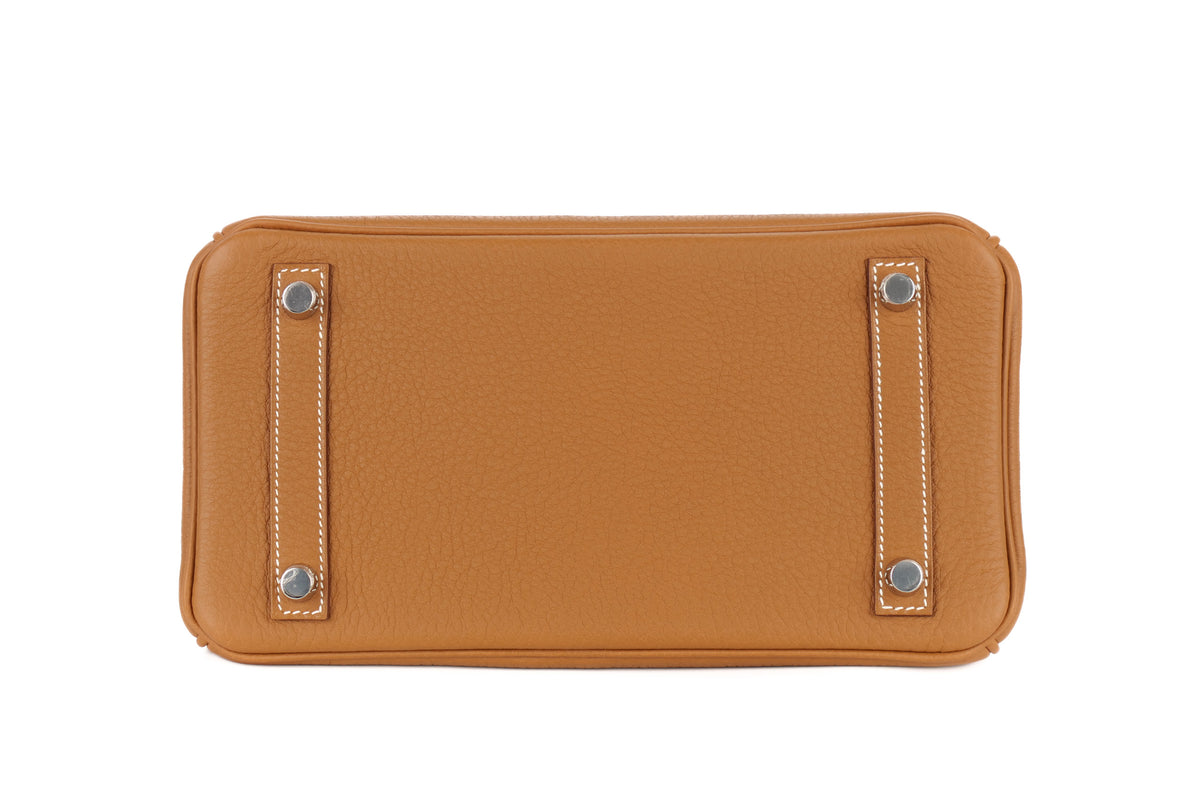 Hermès Birkin 25 Gold Togo Brushed Palladium Hardware - view 6