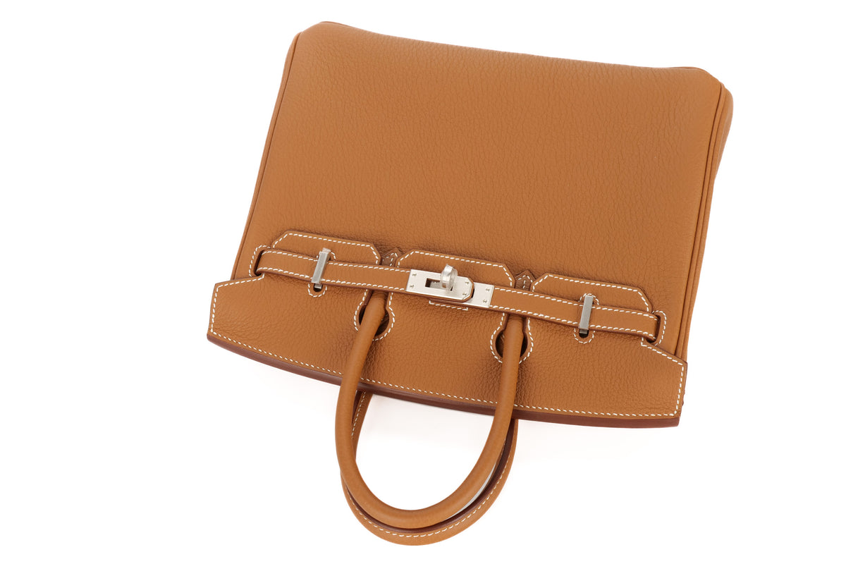 Hermès Birkin 25 Gold Togo Brushed Palladium Hardware - view 8