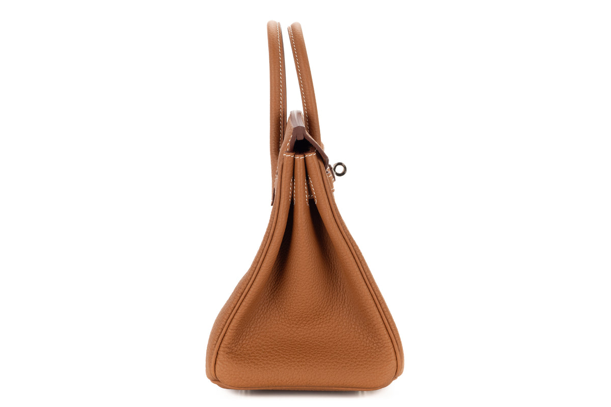 Hermès Birkin 25 Gold Togo Palladium Hardware - view 5