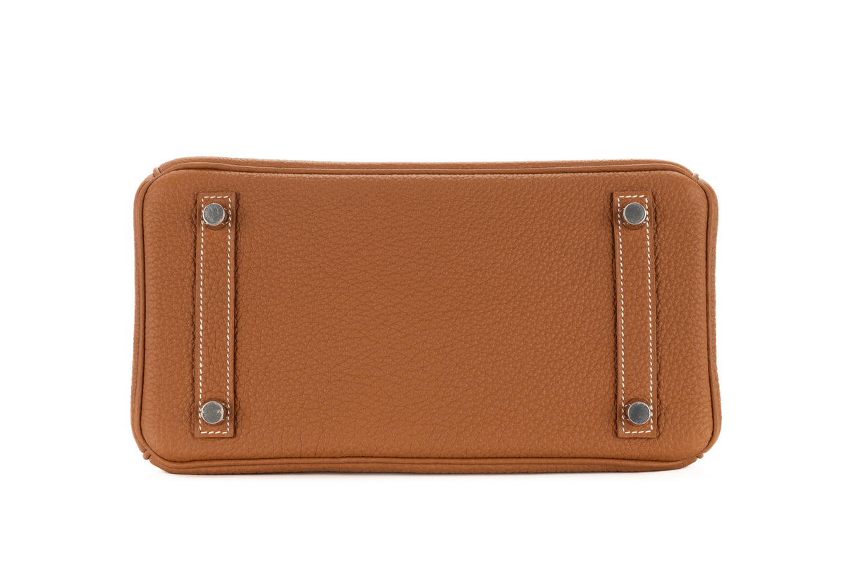 Hermès Birkin 25 Gold Togo Palladium Hardware - view 6