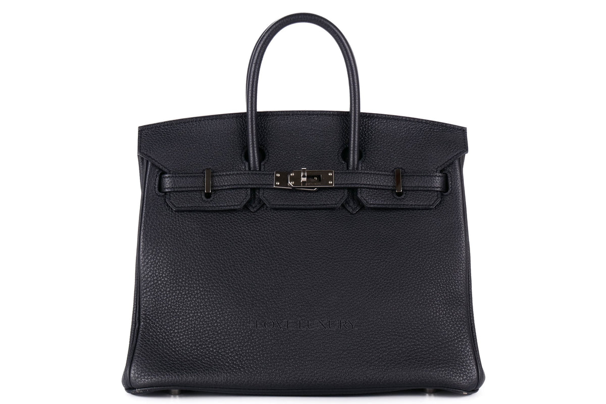 Hermès Birkin 25 Graphite Togo Palladium Hardware - view 1
