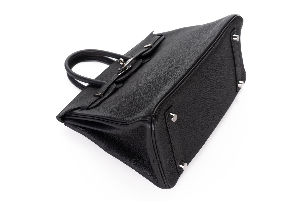 Hermès Birkin 25 Graphite Togo Palladium Hardware - view 10