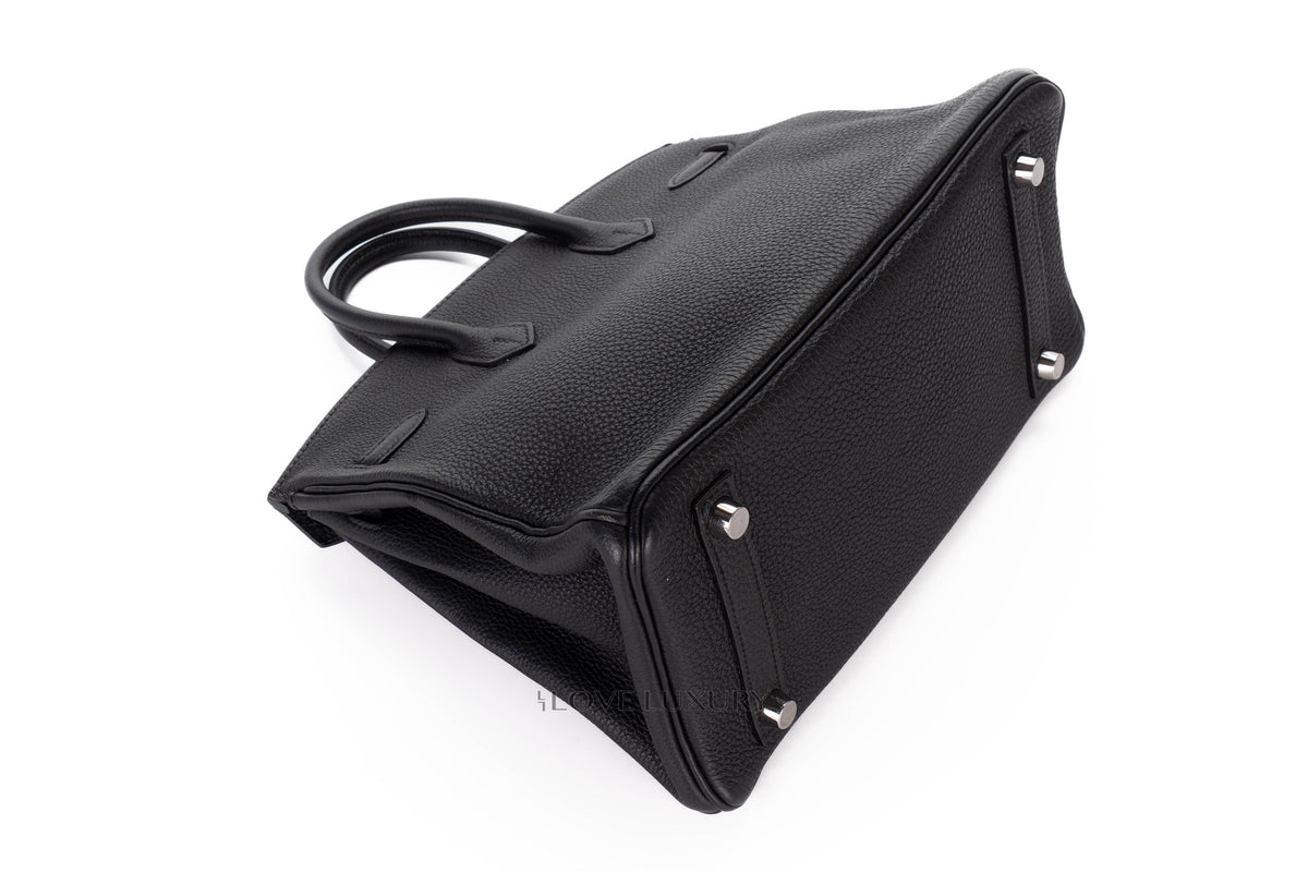 Hermès Birkin 25 Graphite Togo Palladium Hardware - view 12