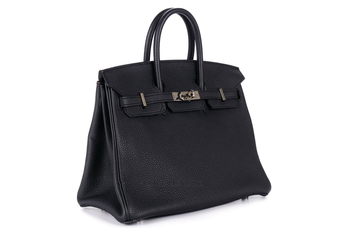 Hermès Birkin 25 Graphite Togo Palladium Hardware - view 2