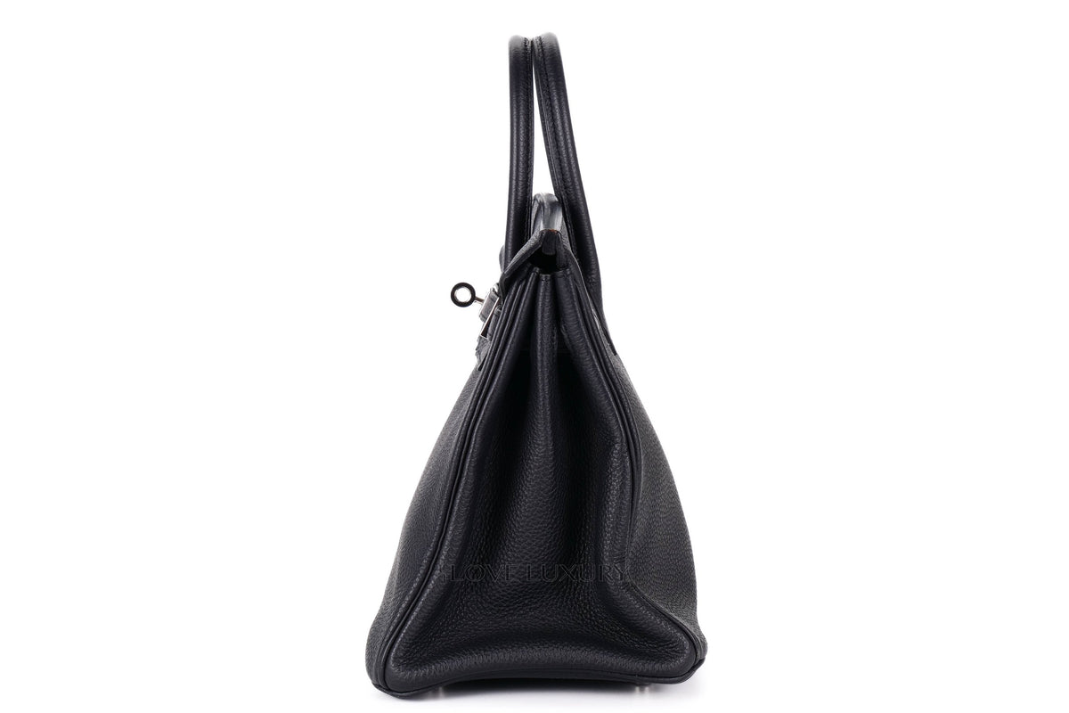 Hermès Birkin 25 Graphite Togo Palladium Hardware - view 4