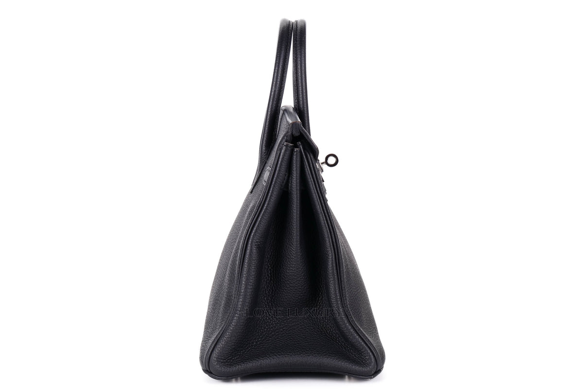 Hermès Birkin 25 Graphite Togo Palladium Hardware - view 5