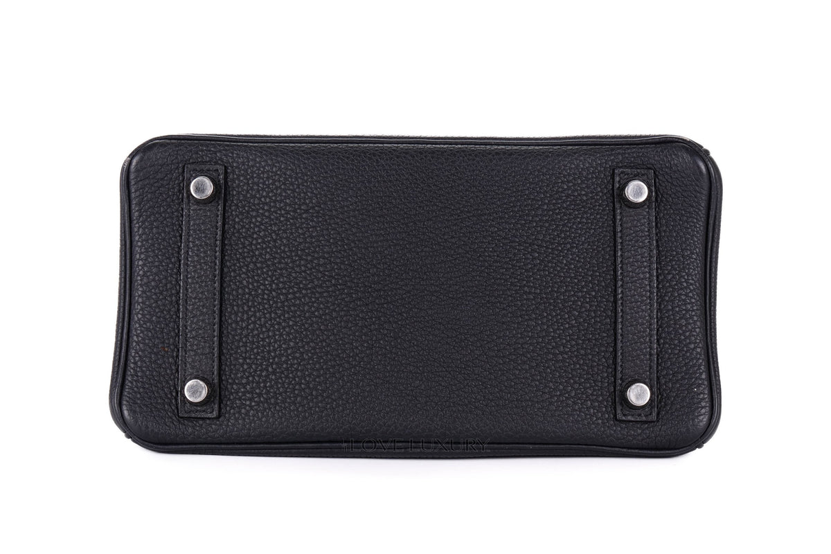 Hermès Birkin 25 Graphite Togo Palladium Hardware - view 6
