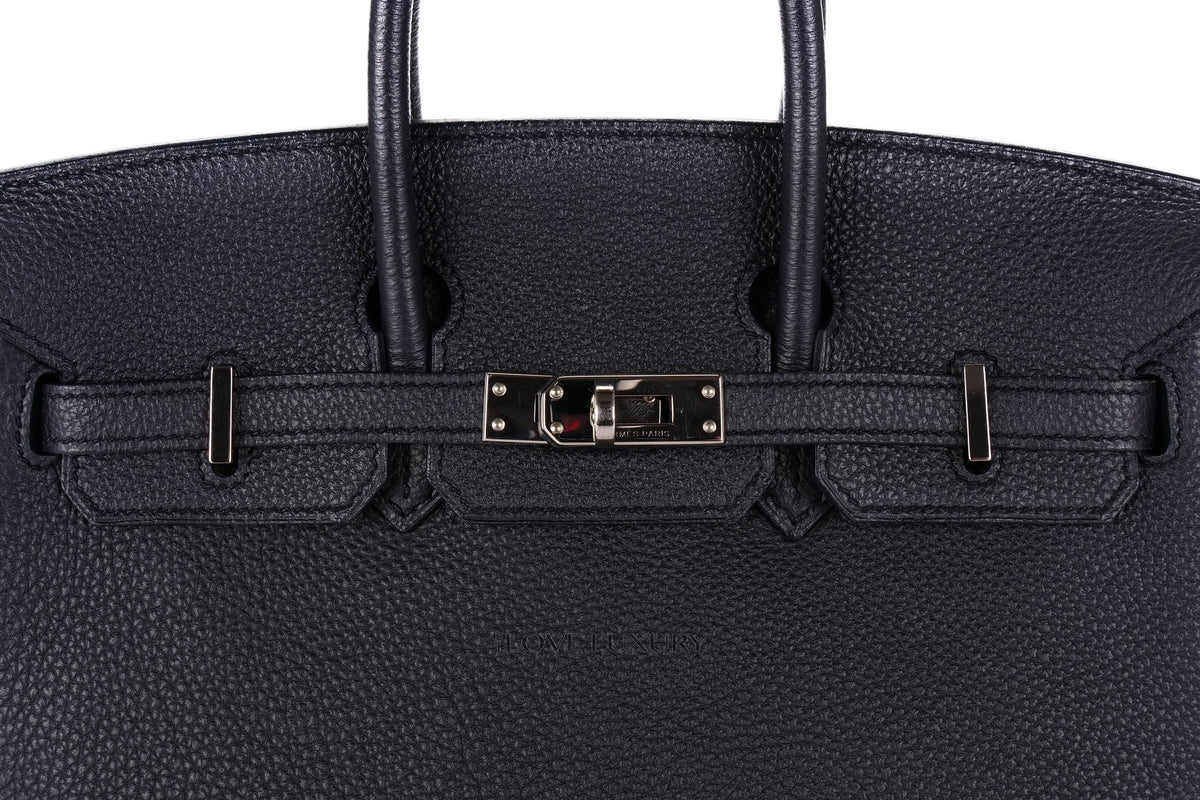Hermès Birkin 25 Graphite Togo Palladium Hardware - view 7