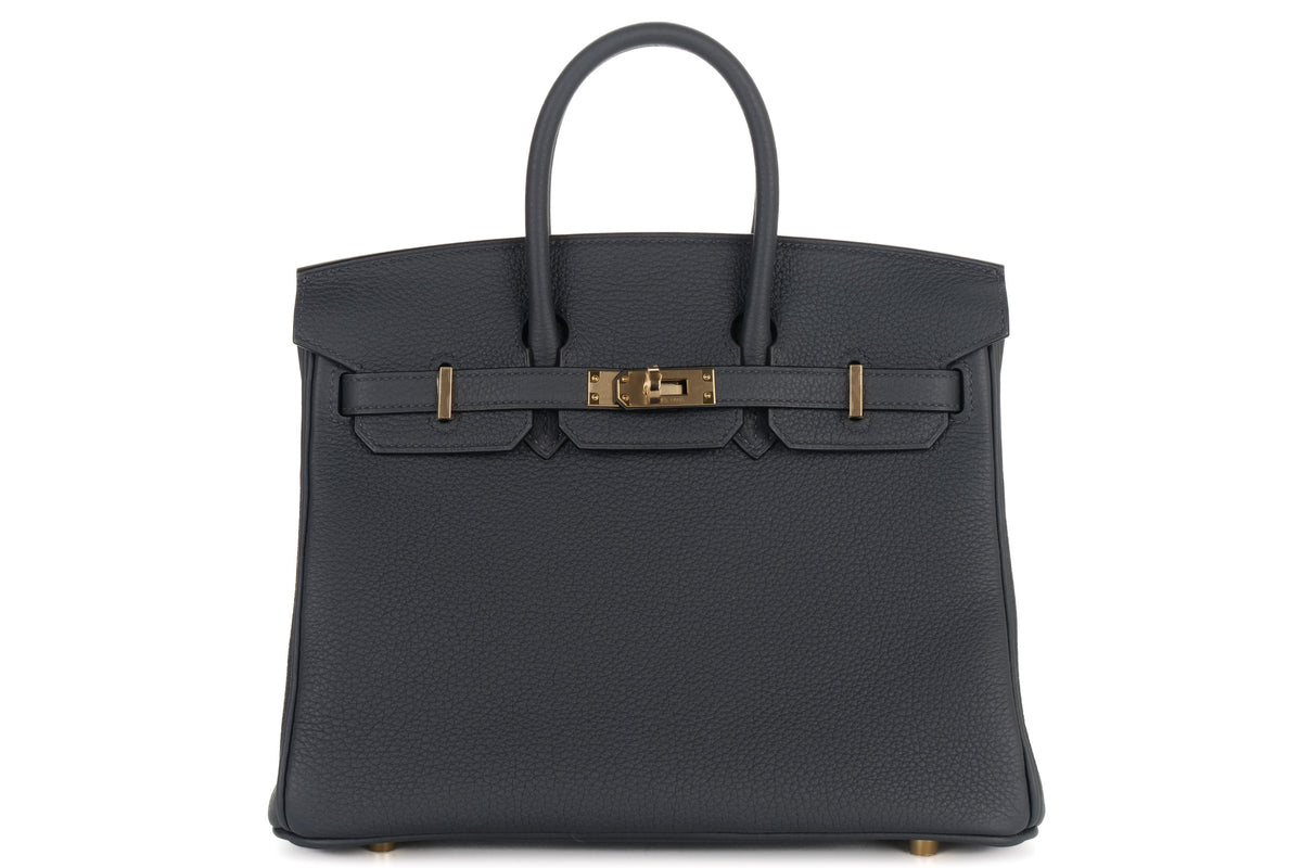 Hermès Birkin 25 Gris Misty Togo Permabrass Hardware - view 1