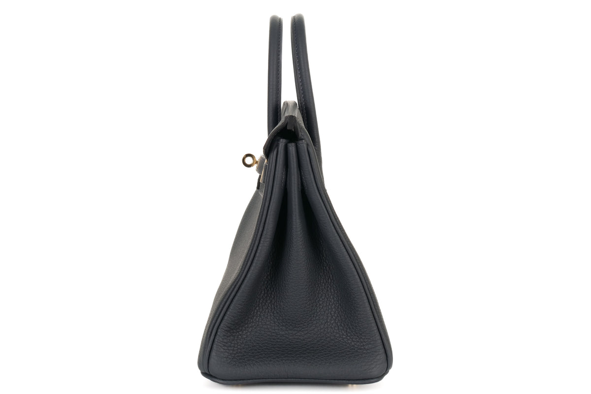 Hermès Birkin 25 Gris Misty Togo Permabrass Hardware - view 4