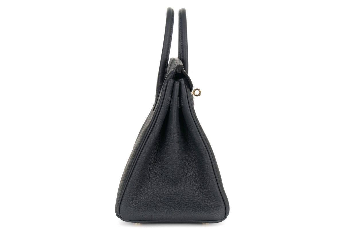 Hermès Birkin 25 Gris Misty Togo Permabrass Hardware - view 5