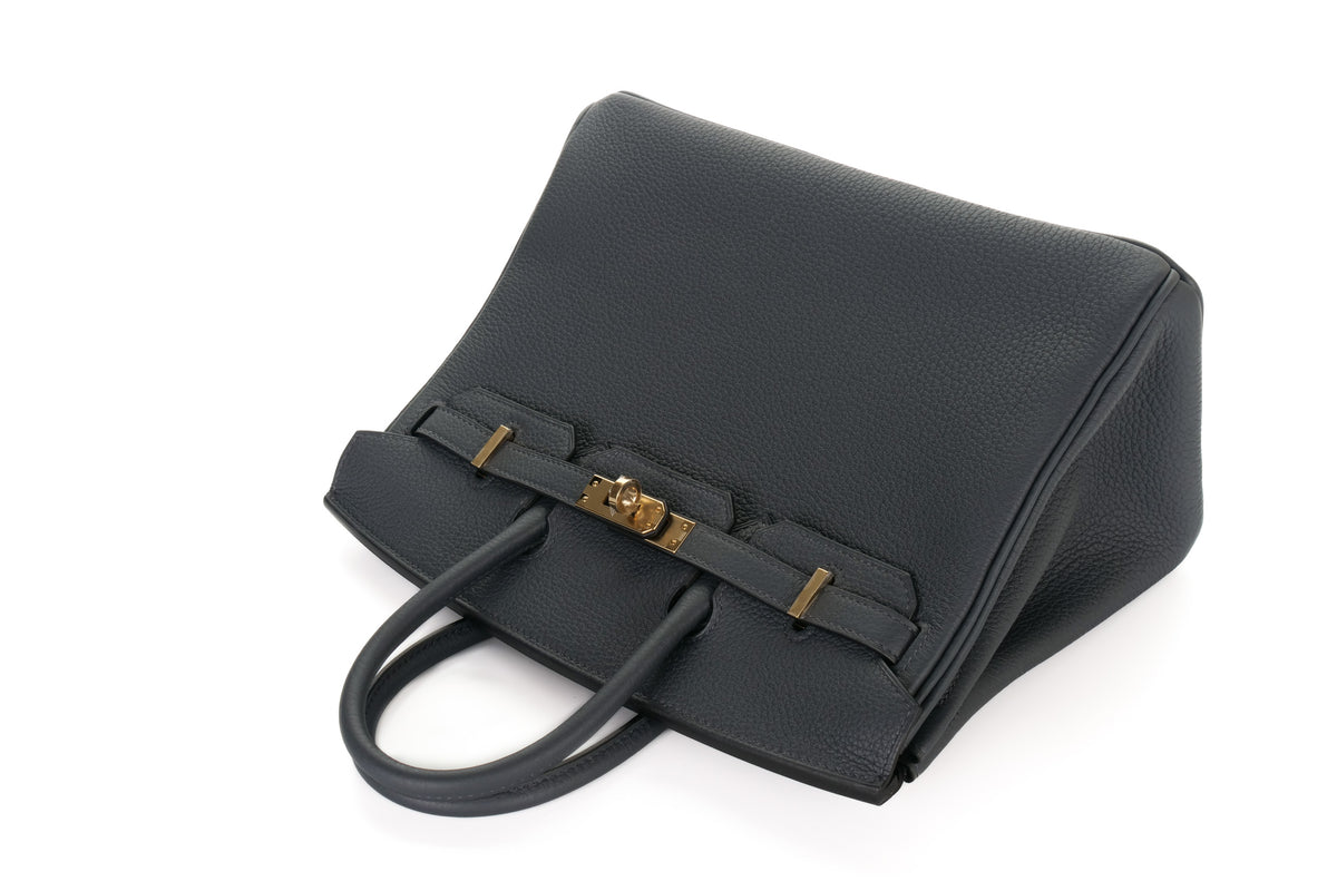 Hermès Birkin 25 Gris Misty Togo Permabrass Hardware - view 8