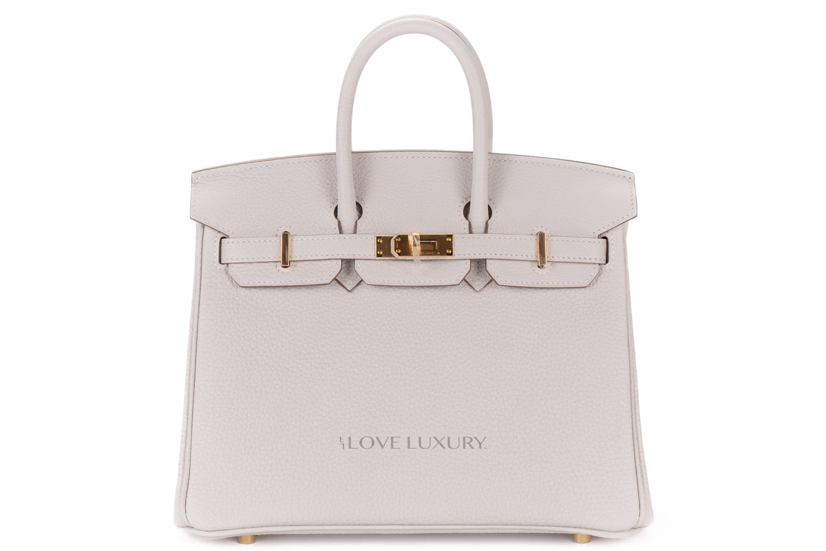 Hermès Birkin 25 Gris Pale Togo Gold Hardware - view 1