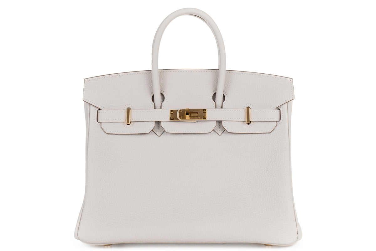Hermès Birkin 25 Gris Pale Togo Gold Hardware - view 1