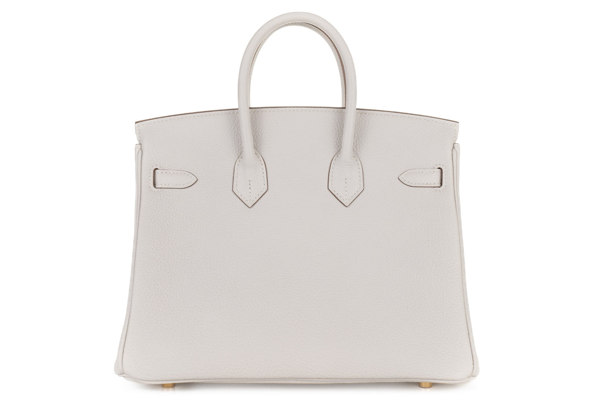Hermès Birkin 25 Gris Pale Togo Gold Hardware - view 3