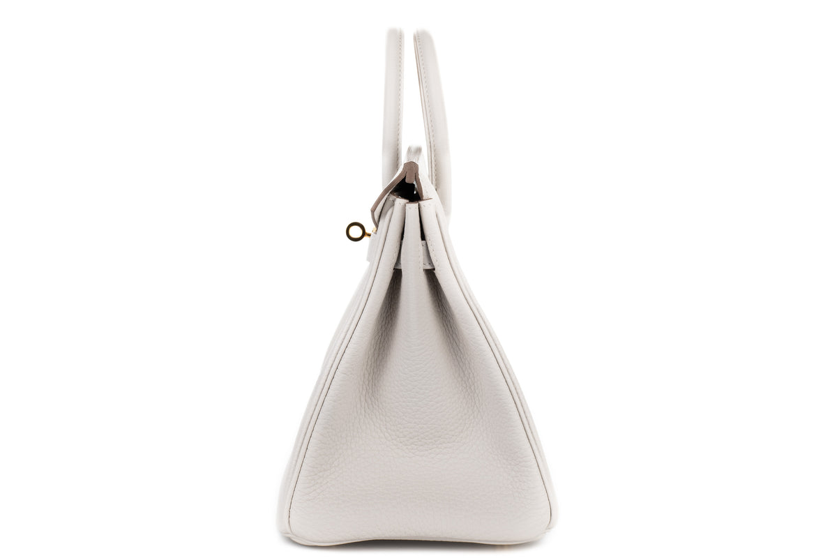 Hermès Birkin 25 Gris Pale Togo Gold Hardware - view 4