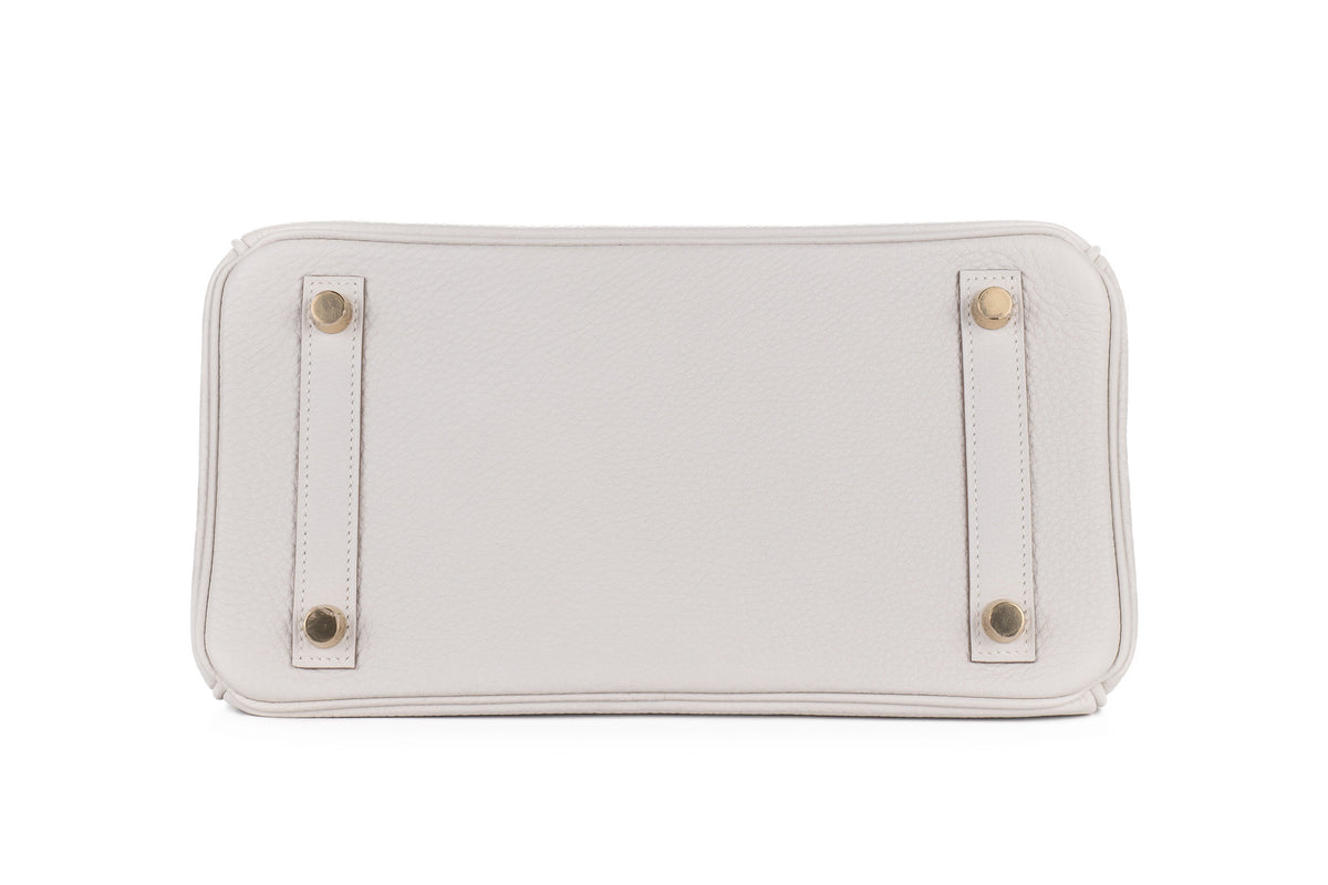 Hermès Birkin 25 Gris Pale Togo Gold Hardware - view 6