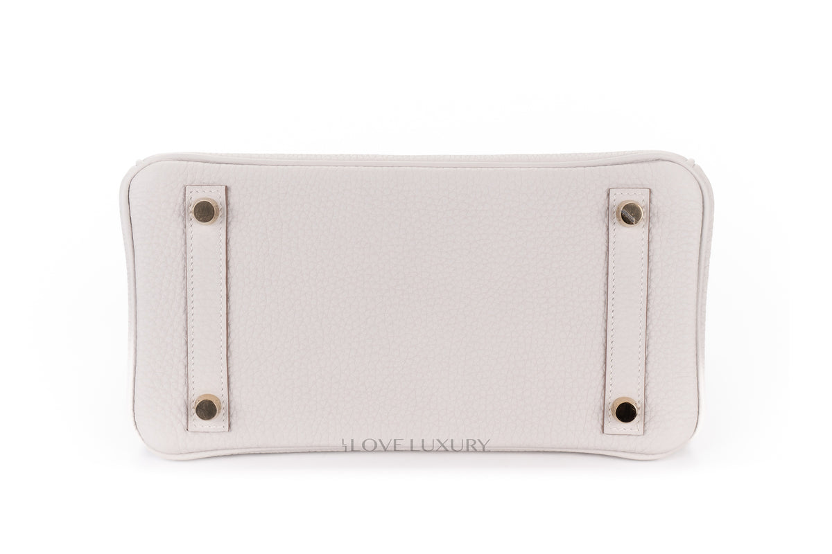 Hermès Birkin 25 Gris Pale Togo Gold Hardware - view 6
