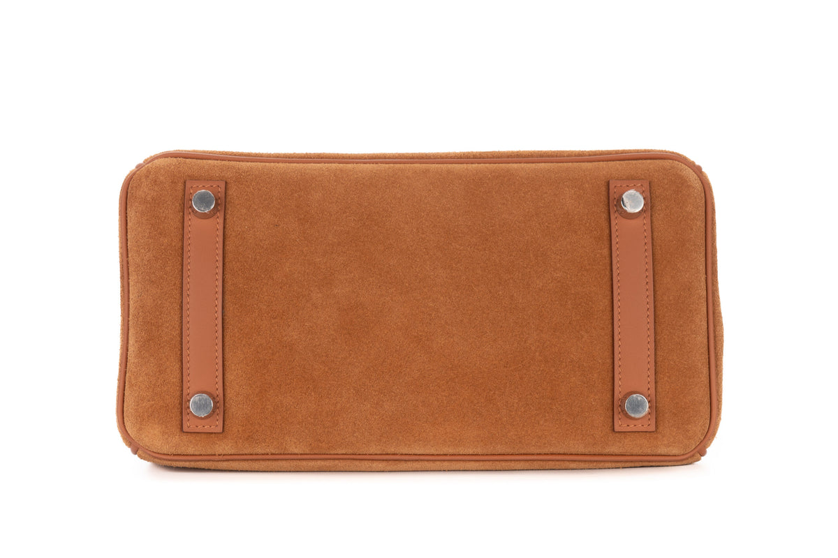 Hermès Birkin 25 Chamois Grizzly & Swift Palladium Hardware - view 6