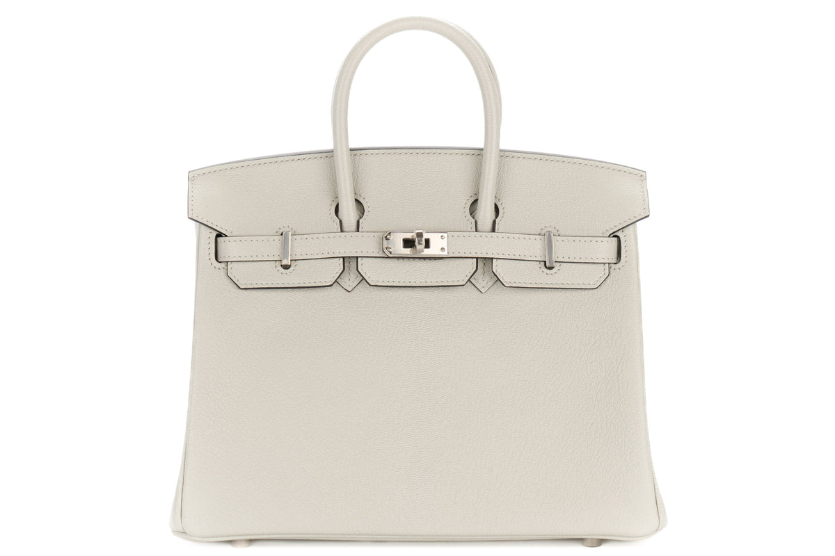 Hermès Birkin 25 HSS Gris Perle / Bleu Navy Chevre Palladium Hardware - view 1