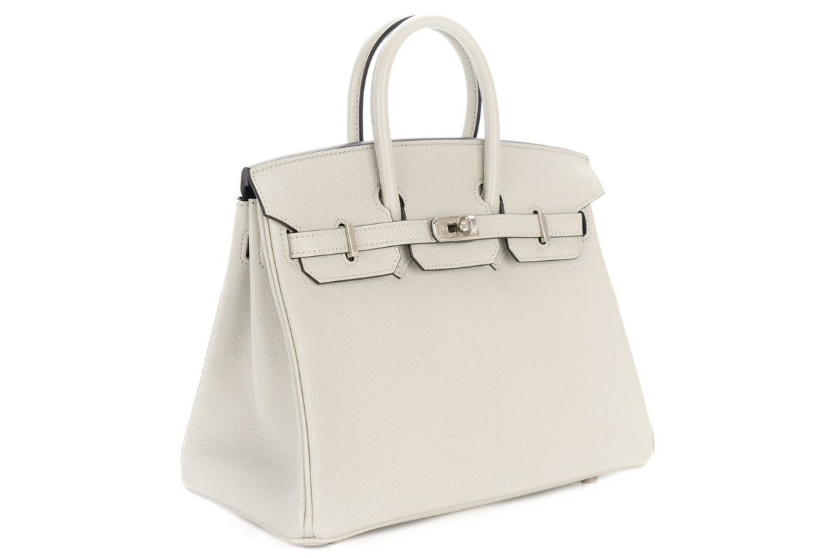 Hermès Birkin 25 HSS Gris Perle / Bleu Navy Chevre Palladium Hardware - view 2