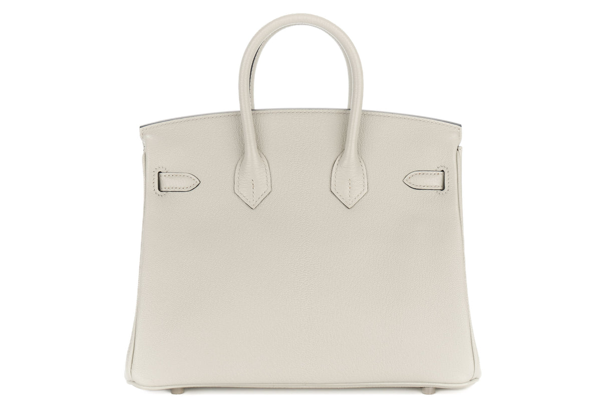 Hermès Birkin 25 HSS Gris Perle / Bleu Navy Chevre Palladium Hardware - view 3