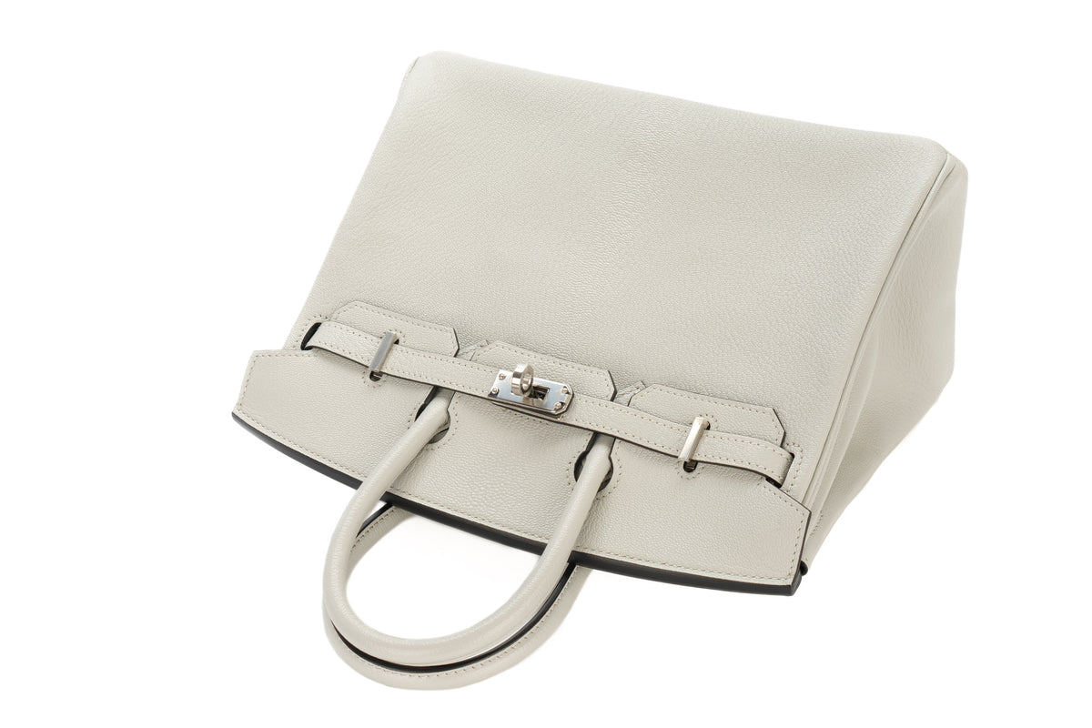 Hermès Birkin 25 HSS Gris Perle / Bleu Navy Chevre Palladium Hardware - view 8