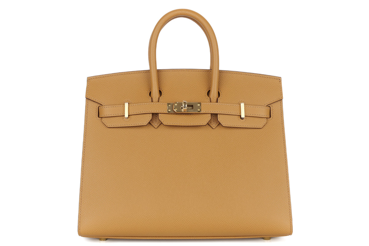 Hermès Birkin 25 HSS Verso Biscuit / Craie Epsom Sellier Permabrass Hardware - view 1