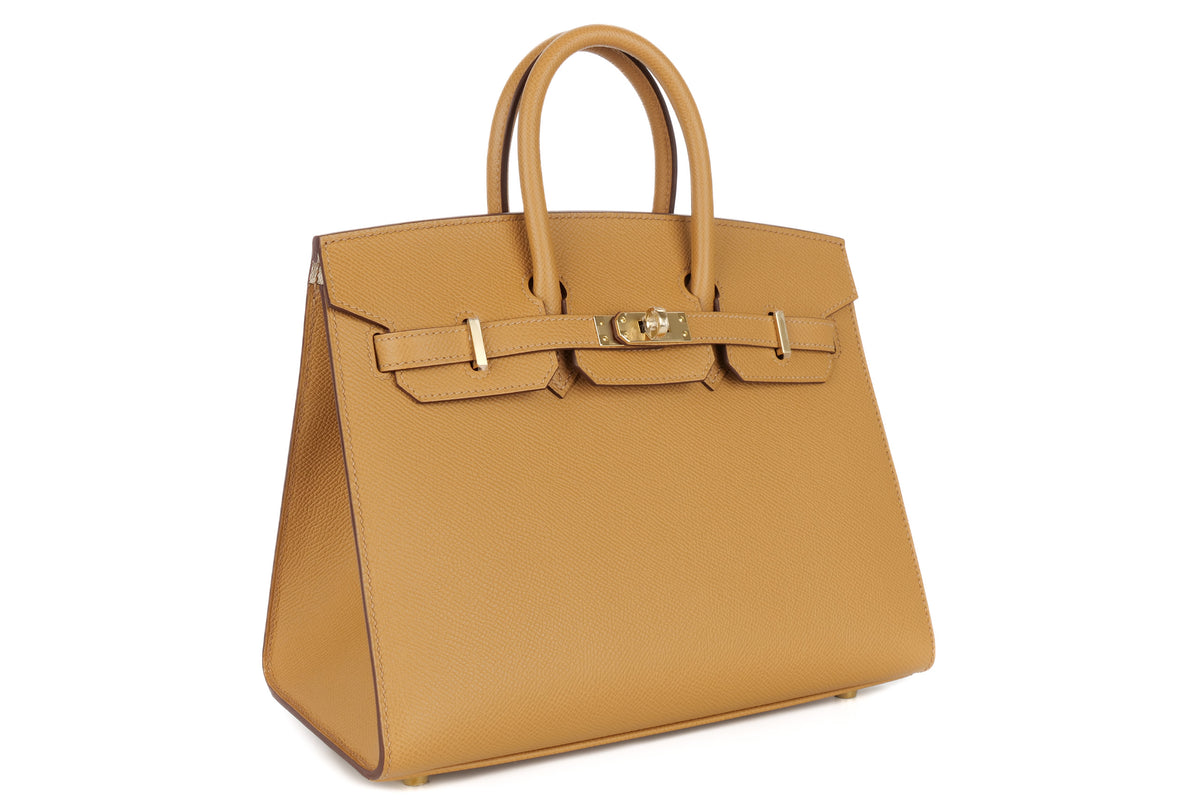 Hermès Birkin 25 HSS Verso Biscuit / Craie Epsom Sellier Permabrass Hardware - view 2