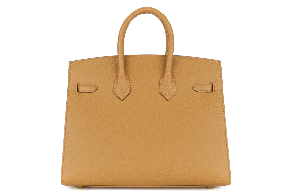 Hermès Birkin 25 HSS Verso Biscuit / Craie Epsom Sellier Permabrass Hardware - view 3