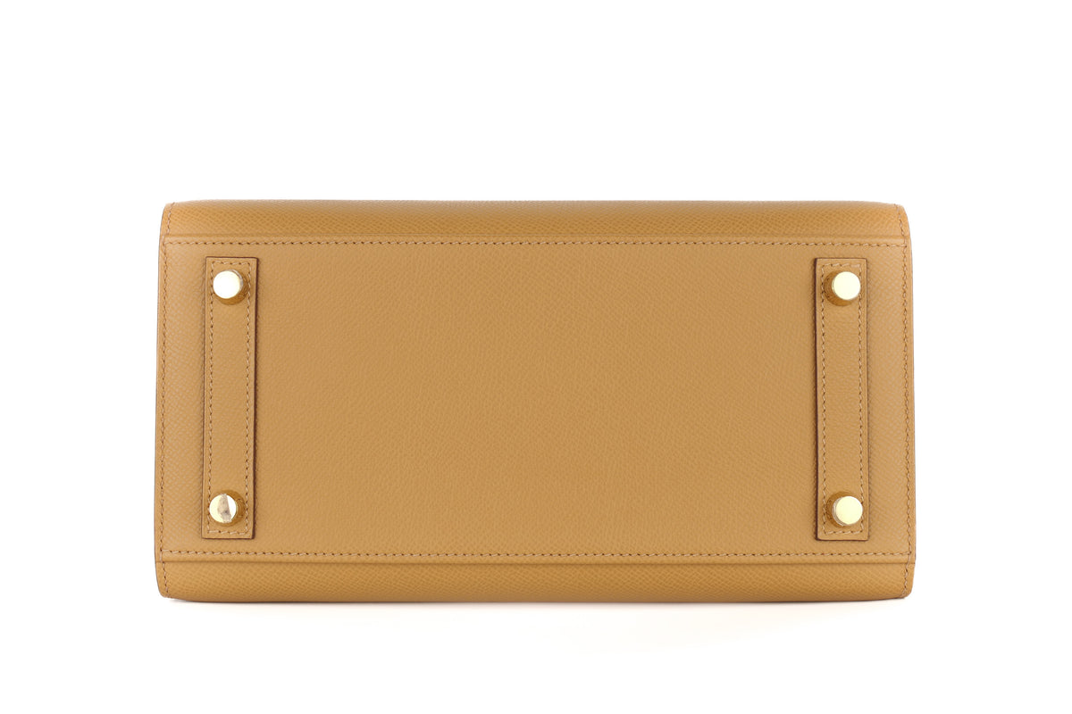 Hermès Birkin 25 HSS Verso Biscuit / Craie Epsom Sellier Permabrass Hardware - view 6