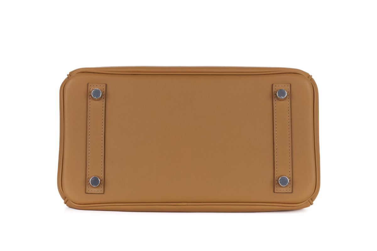 Hermès Birkin 25 In and Out Chai Swift Palladium Hardware - view 6