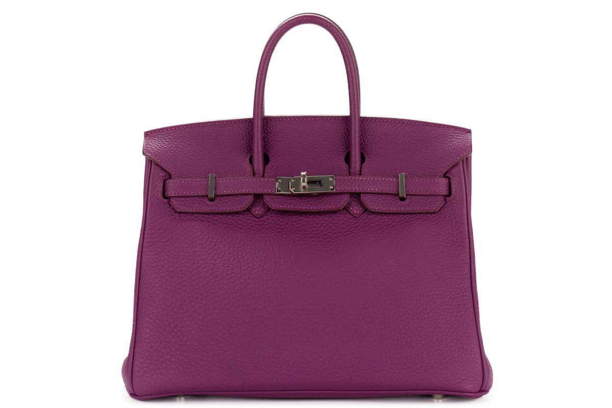 Hermès Birkin 25 Iris Togo Palladium Hardware - view 1
