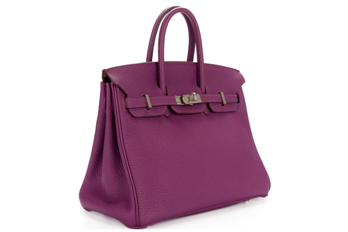 Hermès Birkin 25 Iris Togo Palladium Hardware - view 2