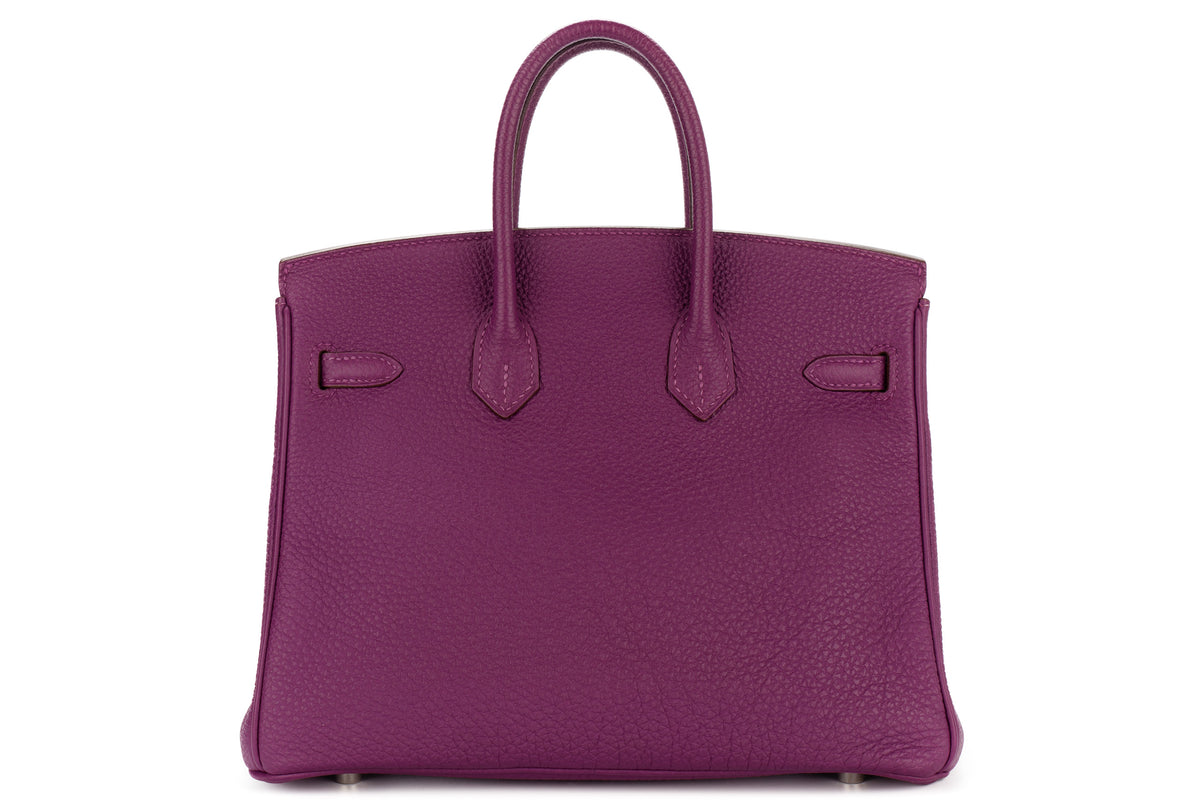 Hermès Birkin 25 Iris Togo Palladium Hardware - view 3