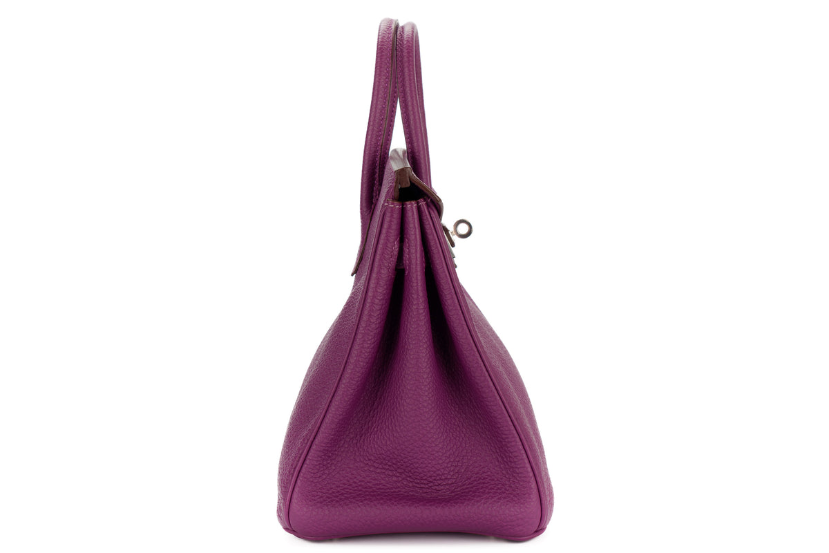 Hermès Birkin 25 Iris Togo Palladium Hardware - view 5