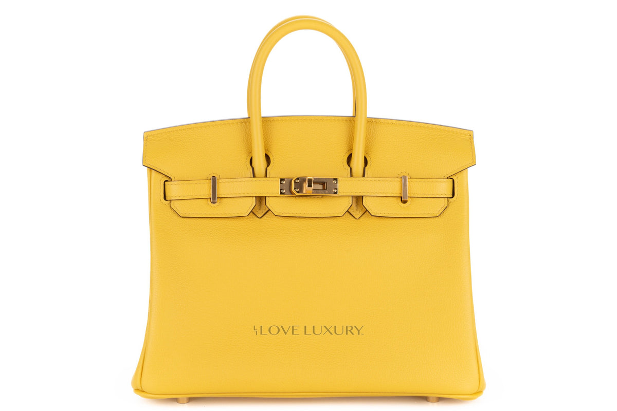 Hermès Birkin 25 Jaune de Naples Togo Gold Hardware - view 1
