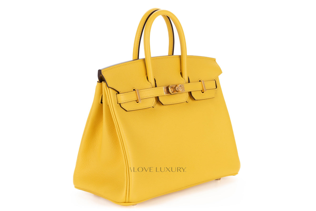 Hermès Birkin 25 Jaune de Naples Togo Gold Hardware - view 2