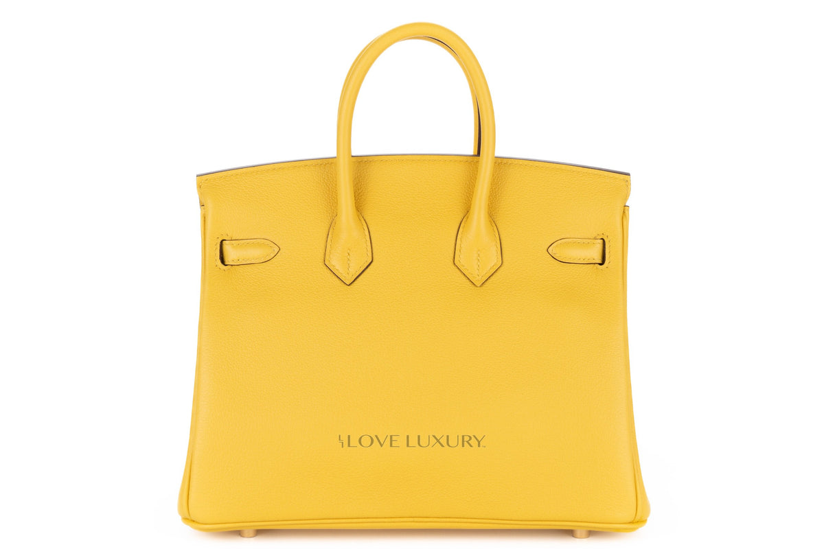 Hermès Birkin 25 Jaune de Naples Togo Gold Hardware - view 3