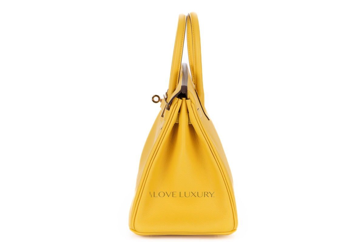 Hermès Birkin 25 Jaune de Naples Togo Gold Hardware - view 4